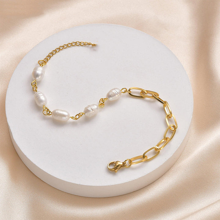 Classic Shell Paperclip Bracelet