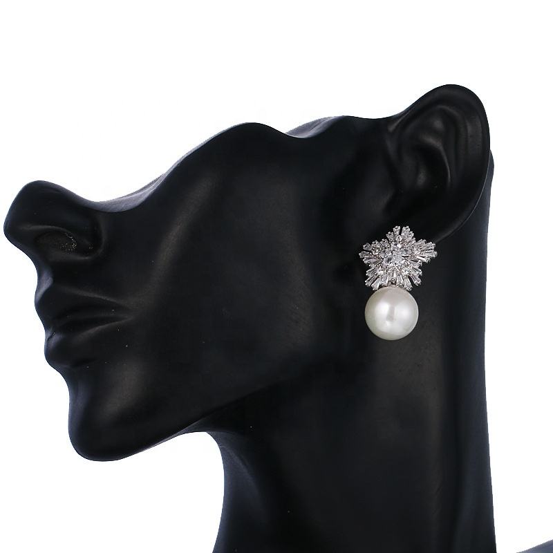 Opal Moonstone Pendant Earrings
