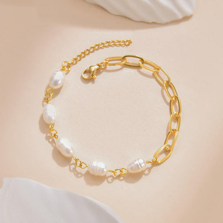 Classic Shell Paperclip Bracelet