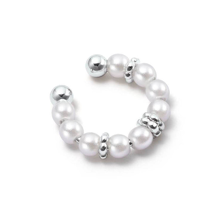 Classic Pearl Bangle Earrings