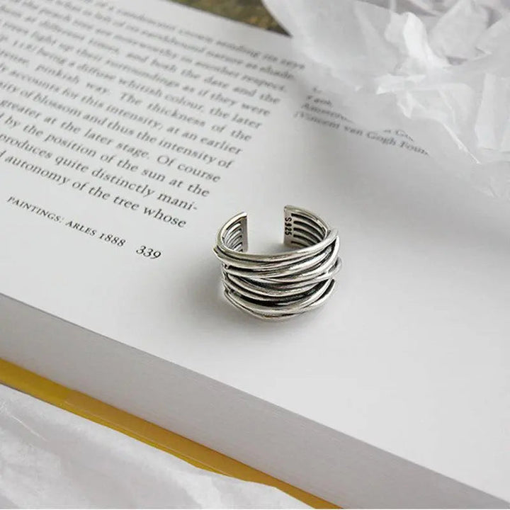 Flexible Silver Stacking Ring