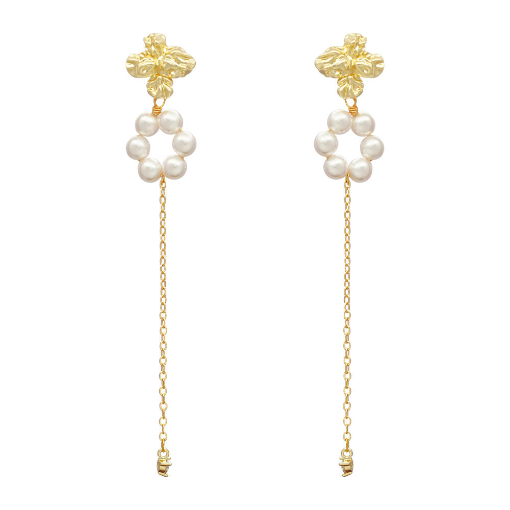 Glittering Gem Blossom Earrings
