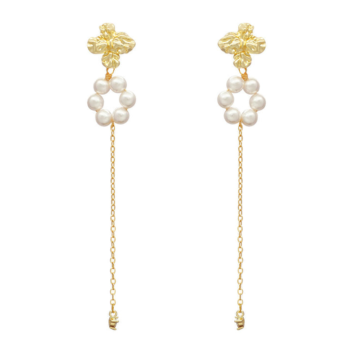 Glittering Gem Blossom Earrings