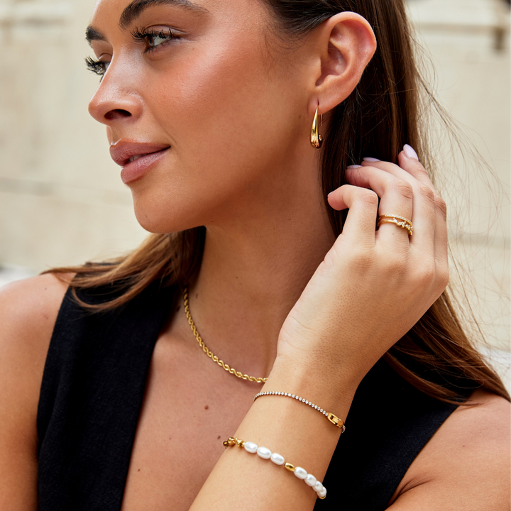 Zara Gemstone Gold Bracelet