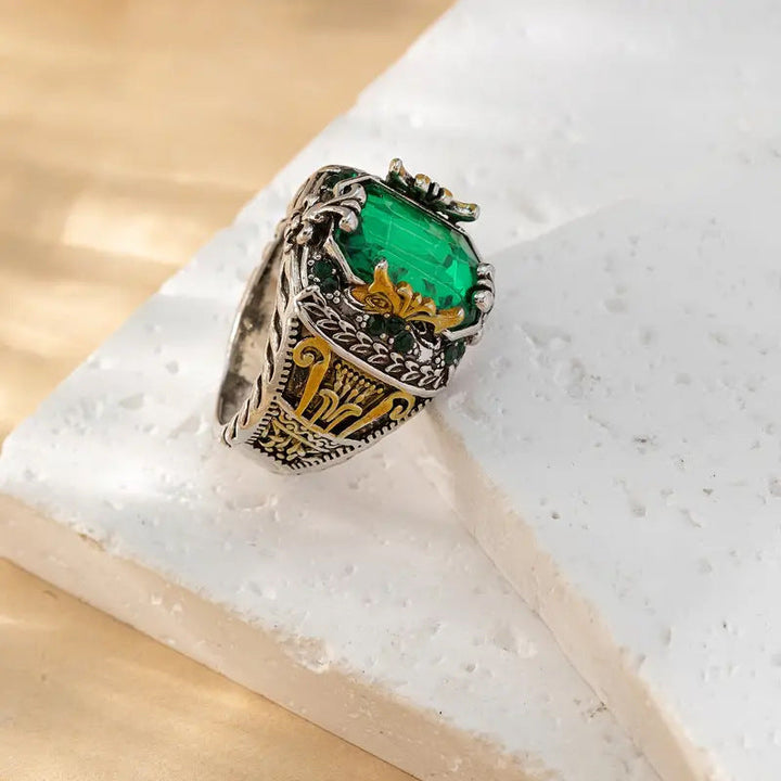 Isla Goldstone Ring | Dual Tone Gold