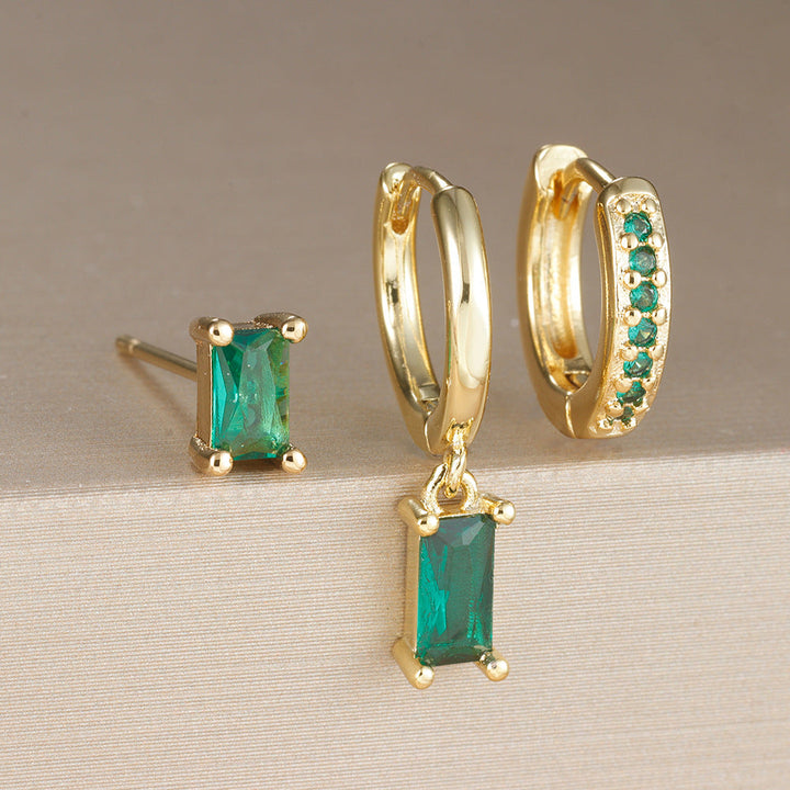 Radiant Zirconia Forest Green | Gemstone