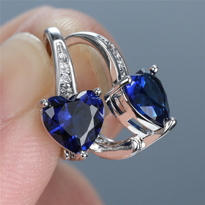 Celestia Luminara Earrings | White Gold