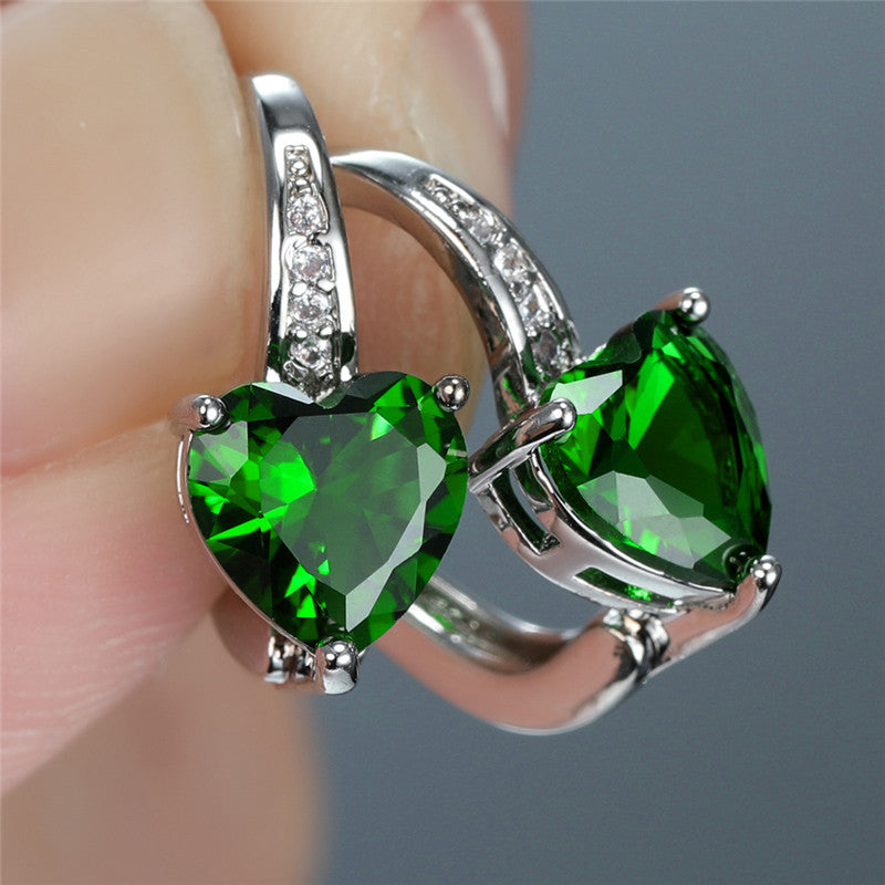 Celestia Silverleaf Earrings | White Gold