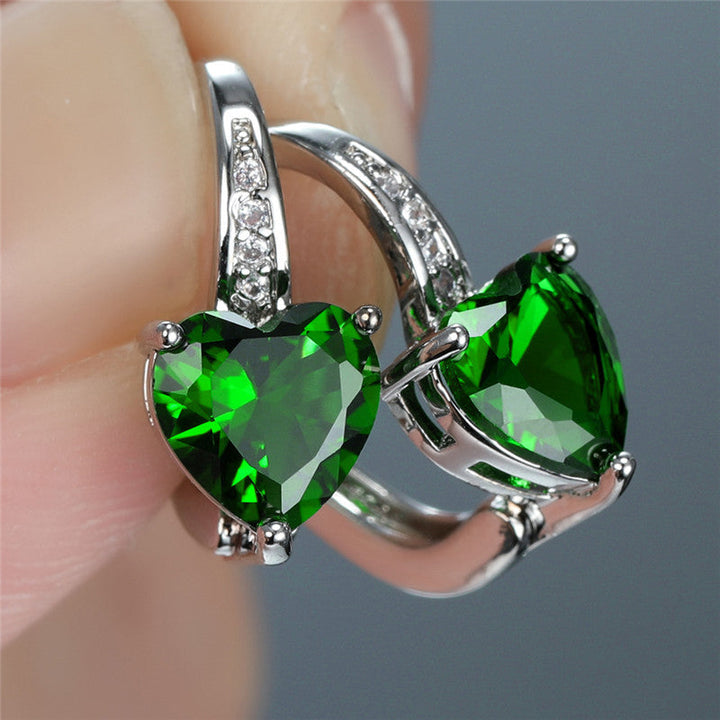 Celestia Silverleaf Earrings | White Gold