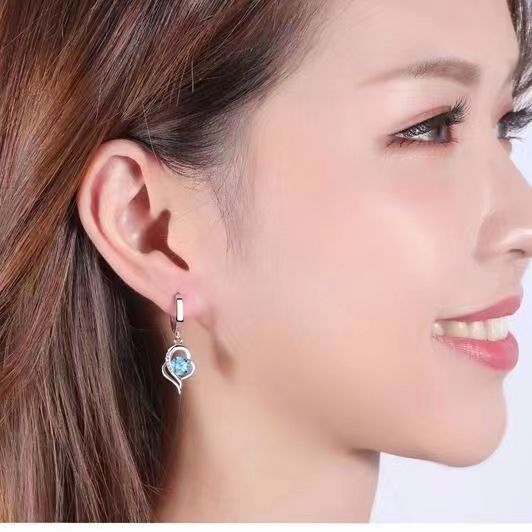 Celestial Star Drop Earrings | Rose Gold