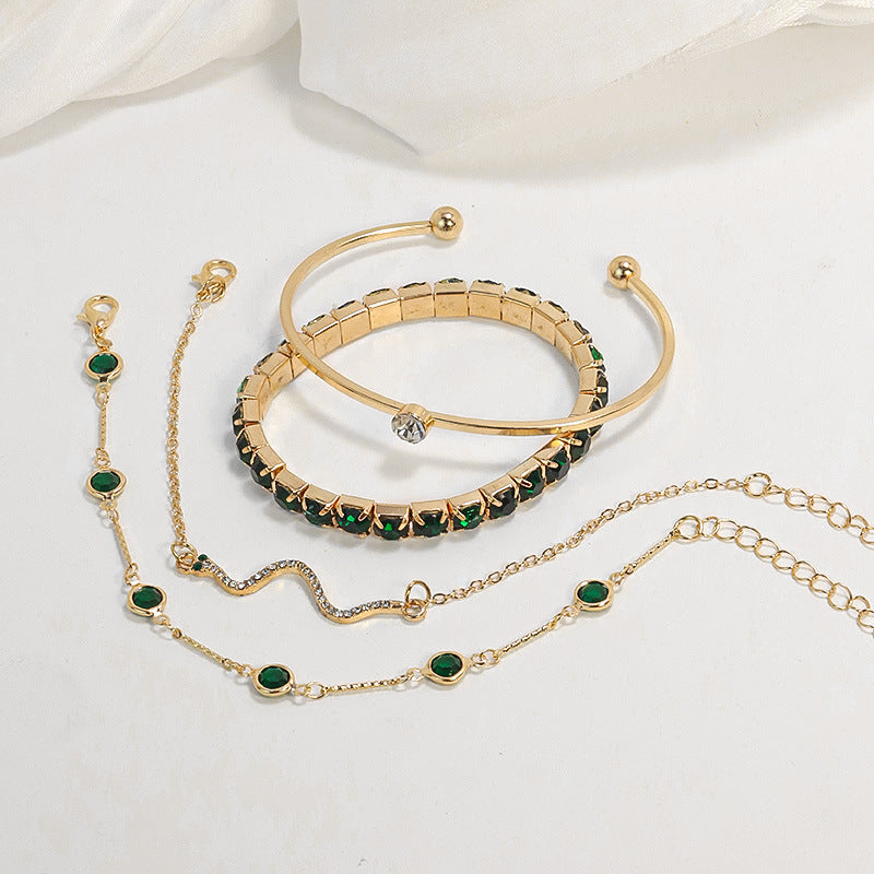 Elara Voss Bracelet Set | Rose Gold