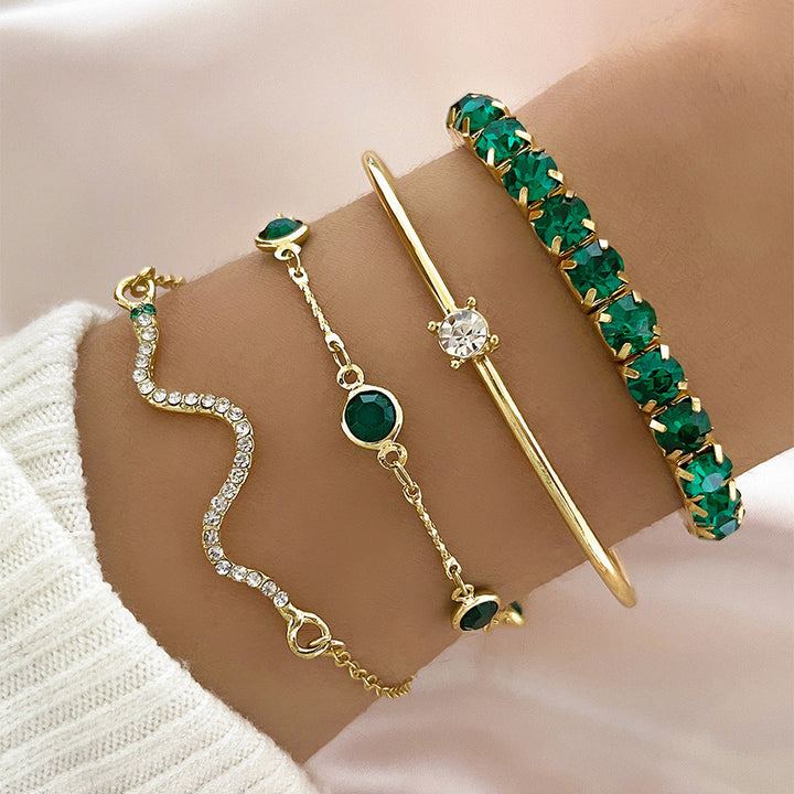 Elara Voss Bracelet Set | Rose Gold