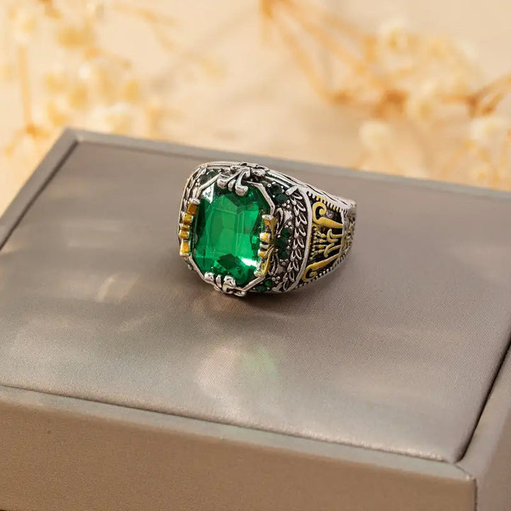Isla Goldstone Ring | Dual Tone Gold