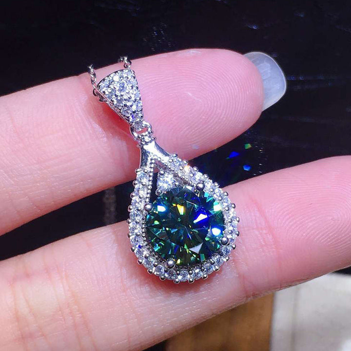 Celestia Lune Necklace | White Gold