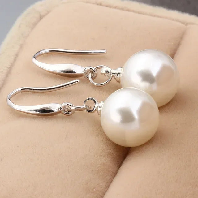 Crystal Teardrop Pendant Earrings