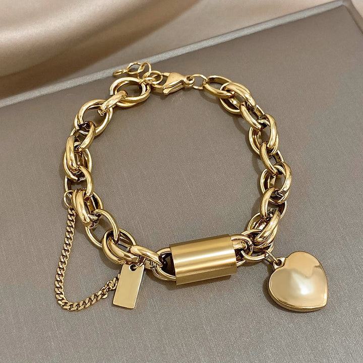 Joyful Stacked Bracelet | Gold