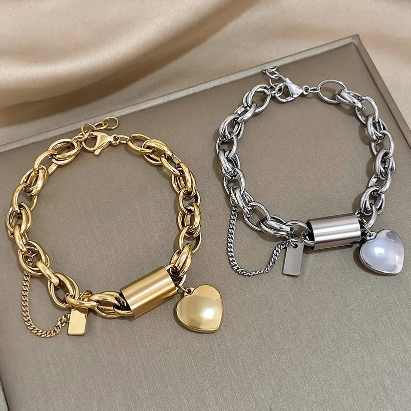 Joyful Stacked Bracelet | Gold