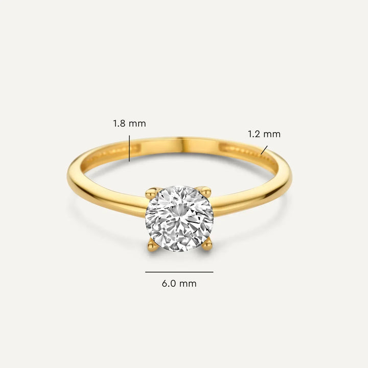 Solara Beach Ring | Gold