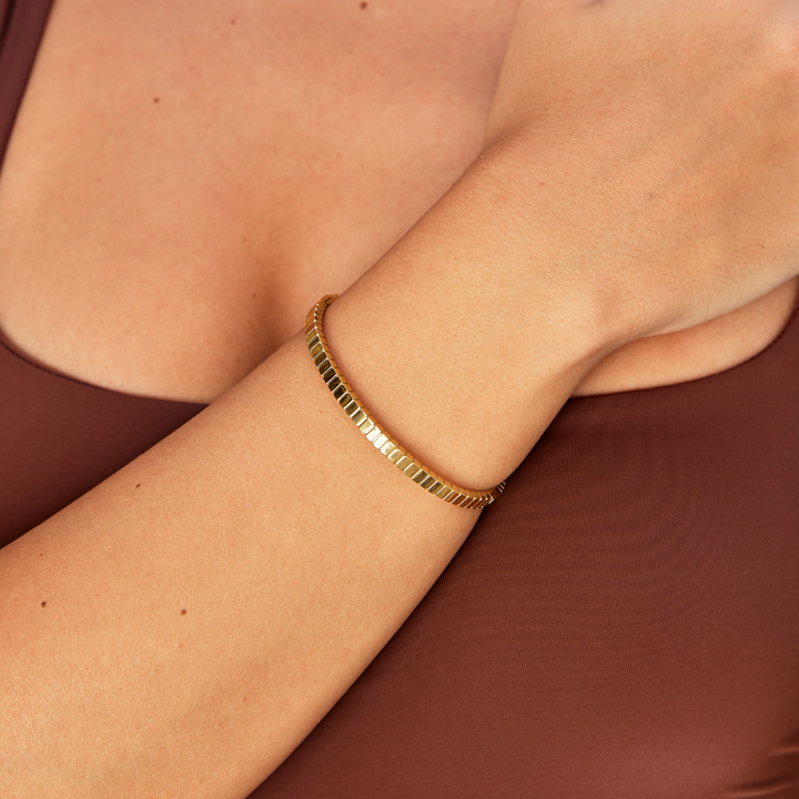 Celestial Silver Bangle
