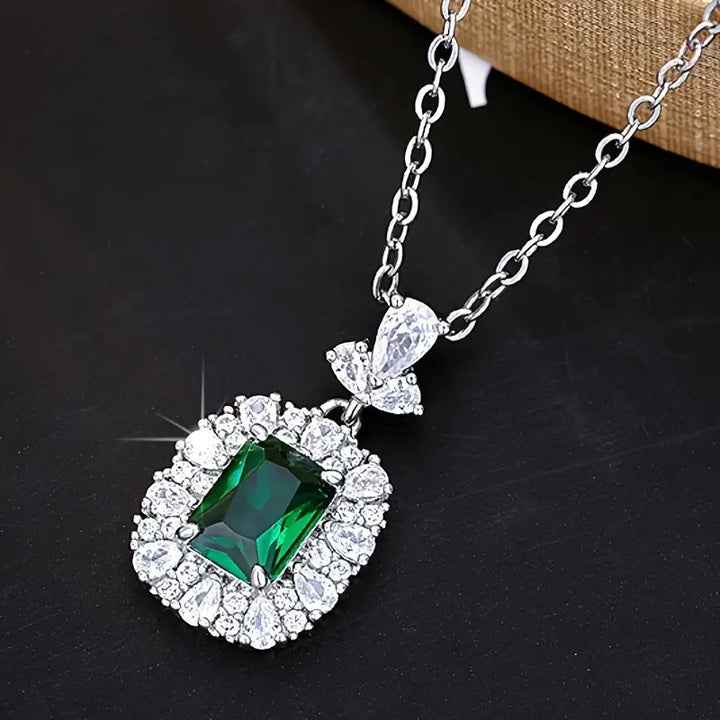 Elara Celestine Necklace | White Gold