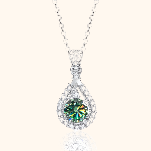 Celestia Lune Necklace | White Gold