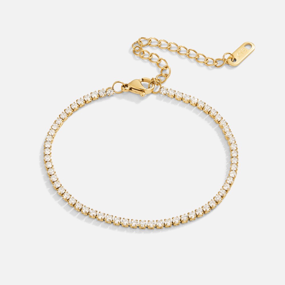 Isabella Silver Tennis Bracelet