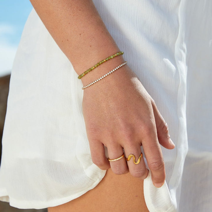Isabella Silver Tennis Bracelet