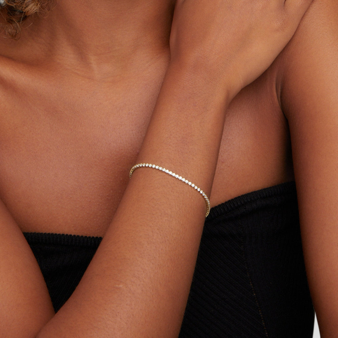 Isabella Silver Tennis Bracelet