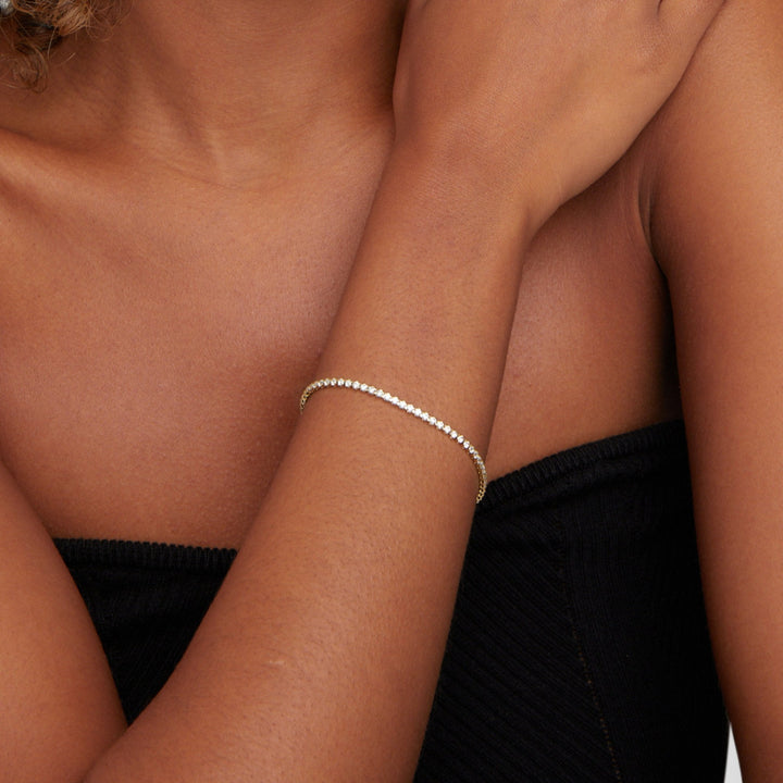 Isabella Silver Tennis Bracelet