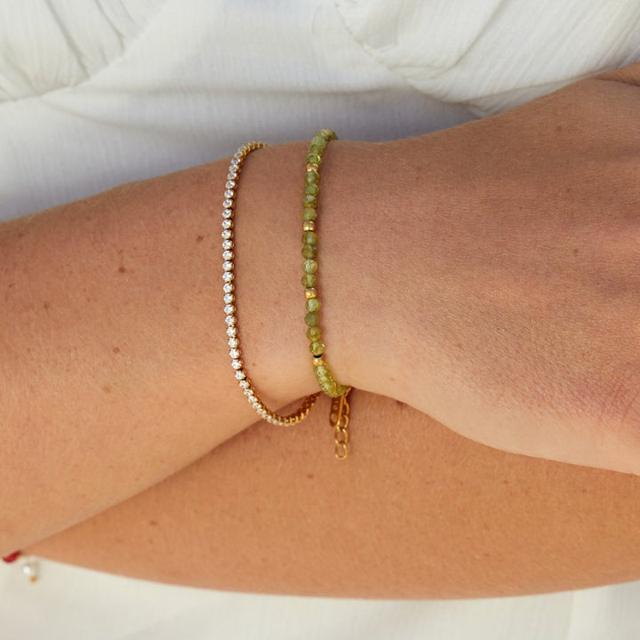 Rhea Silver Tennis Bracelet