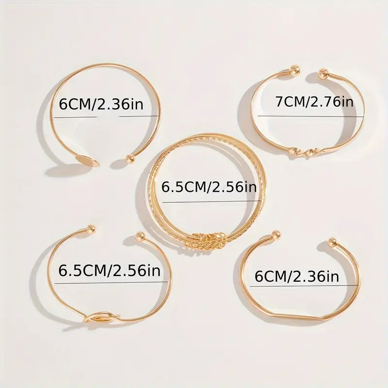 Twisted Charm Bracelet Collection | Rose Gold