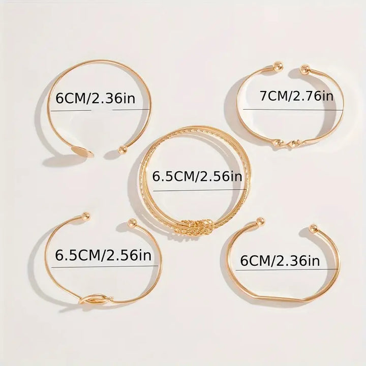 Twisted Charm Bracelet Collection | Rose Gold
