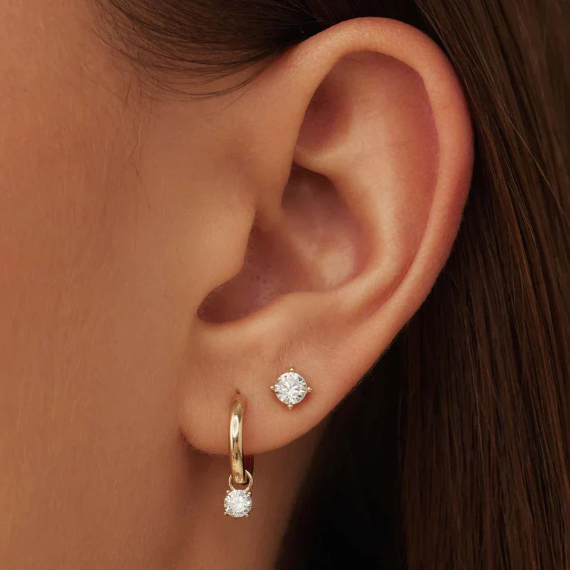 Éclat de Nuit Stone Earrings Set | Gold