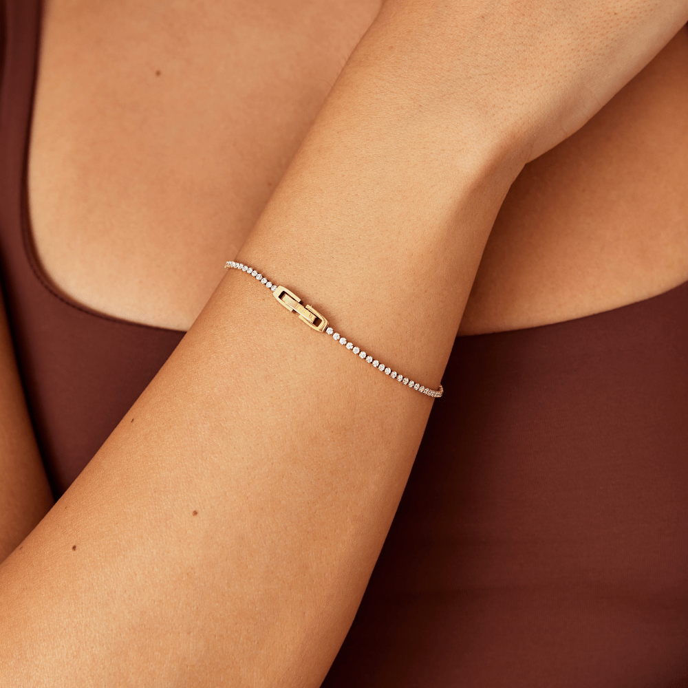 Zara Gemstone Gold Bracelet
