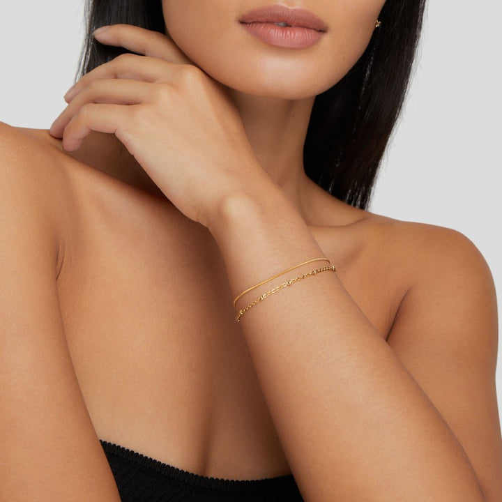 Zara Gold Layered Bracelet