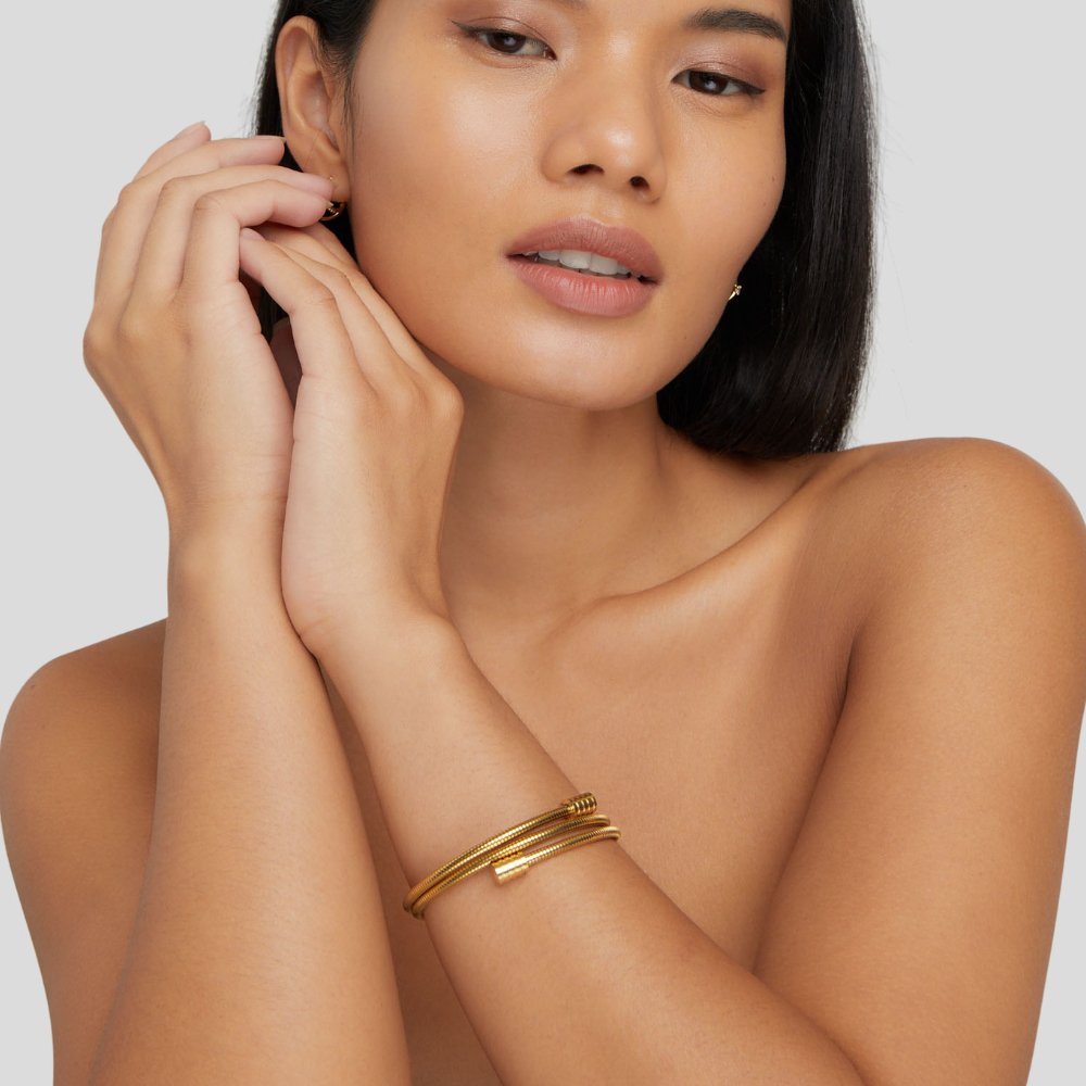 Braided Gold Cuff