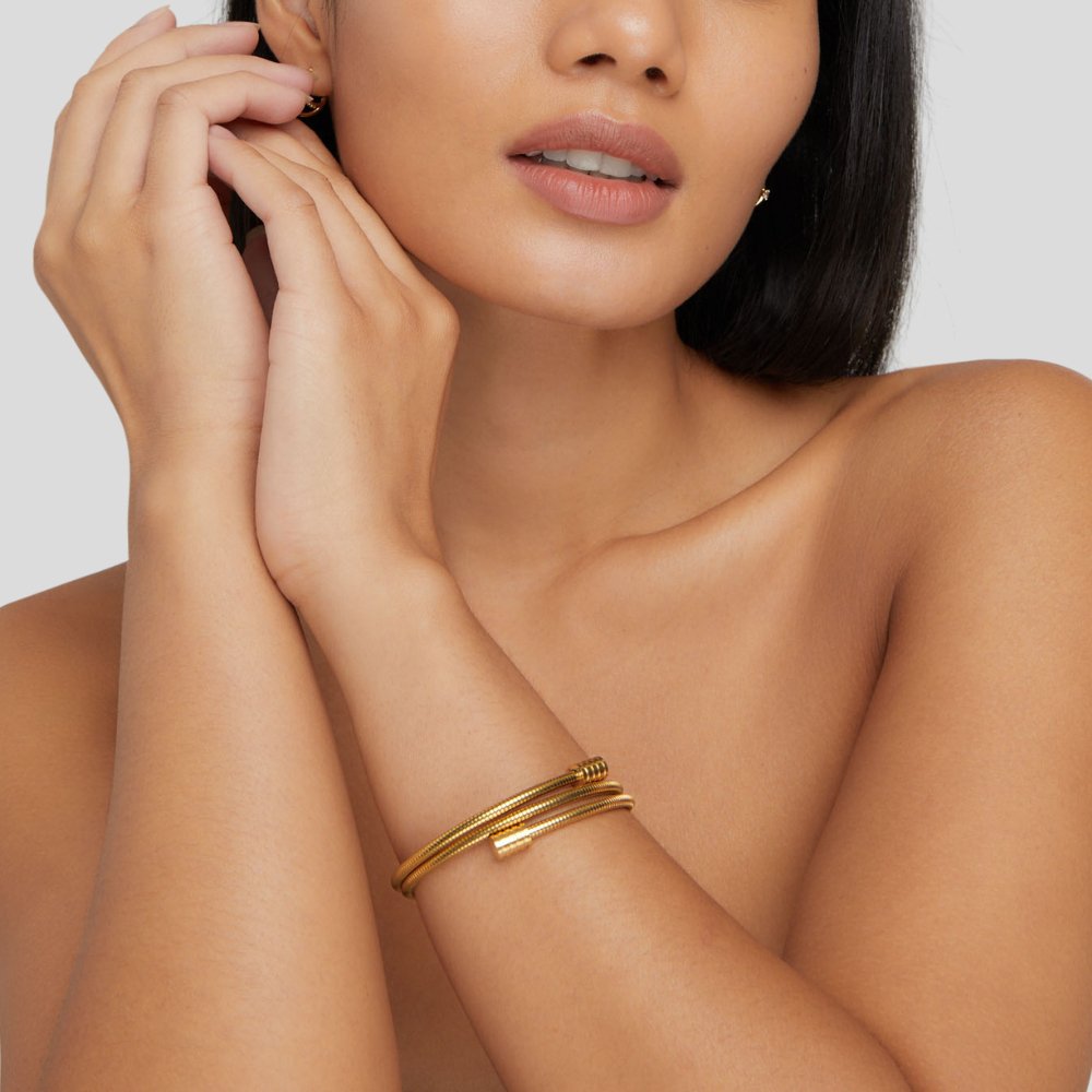 Braided Gold Cuff